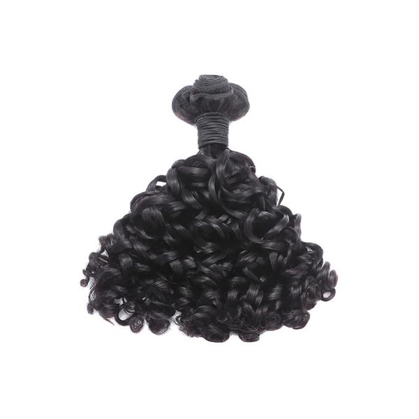 Big Pissy Real Double Weft Human Hair Extensions / Double Drawn Curly Hair