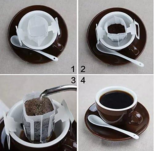 Disposable Hanging Ear Drip Filter Bag, Portable Use For The Home, Outdoor, Travel, Camping, Office, And On The Go