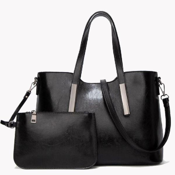 Plutônio retro Tote Bag And Purse Set de couro das senhoras