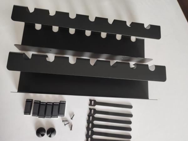 No Drilling Required Cable Tray for Standing Desk in Office and Home Cable Management