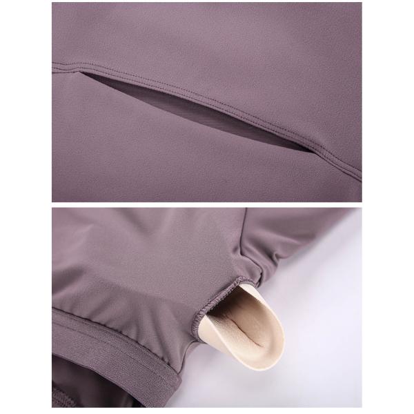 Women Slim Fit Activewear T Shirts Light Weight Naked Feeling Padded T Shirt