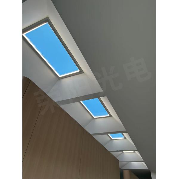Fake Window Light with Circadian Lighting, Simulated Daylight for Mood & Productivity in Dark Rooms