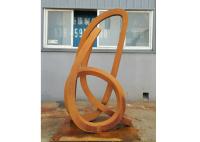 Jardin abstrait extérieur moderne Art Corten Steel Sculptures de sculpture en métal