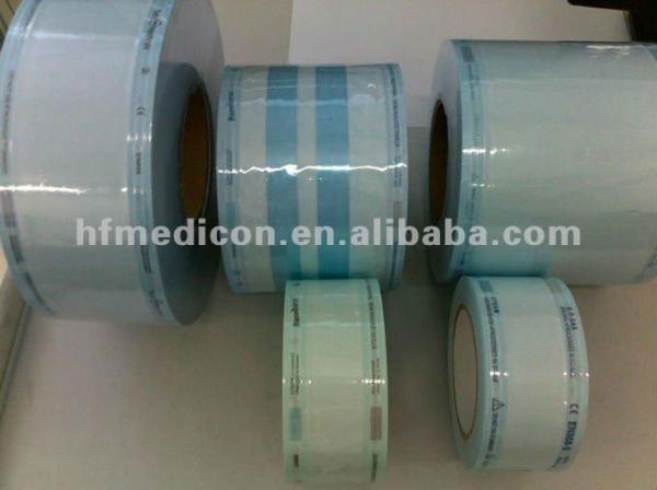 Heat Sealing Flat Sterilization Rolls, sterile pouch reels in low price