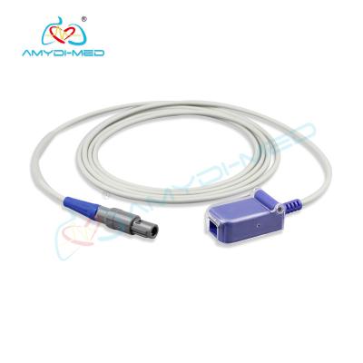 6 Pin Tpu Spo2 Adapter Cable Compatible Mindray Pm9000 For Medical Monitor
