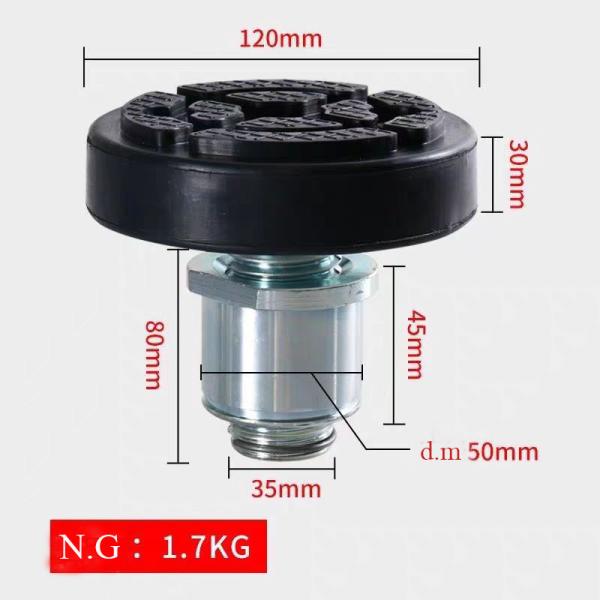 Industrial Rubber Car Lift Pad Shock Absorbing Wear Resistant To Protect Cars