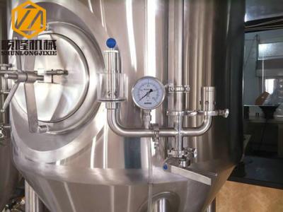Steam Heated Large Beer Brewing Equipment , Three Vessels 15HL Beer Making System