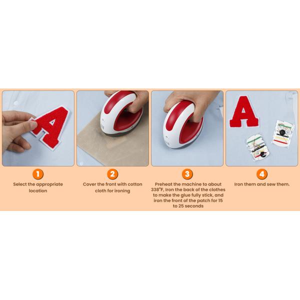 Chenille Letter Iron On Patches Red Iron On Letters Patches For Clothing A-Z, Chenille Letters For Clothes, Dress, Hat, Socks, Jeans, Accessories