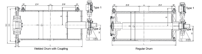 Custom-designed Wire Rope Drum with High-assembly Precision and 3000mm Diameter Capacity for Crane Hoists Trolley