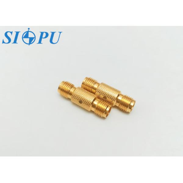 SMA Female to SMA Female RF Coaxial Adapter – Gold Plated