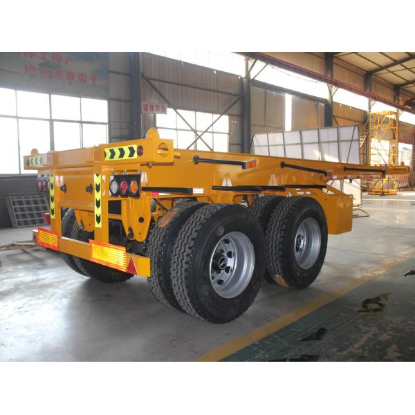 Механическая подвеска с тремя осями скелетный полуприцеп для строительной площадки и 7-коленный разъем