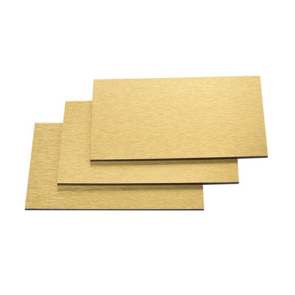 1220mm de prata escovou o risco composto de alumínio do painel resistente