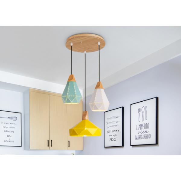 Лампа европейского деревянного утюга современная привесная светлая для гостиницы живущей комнаты столовой