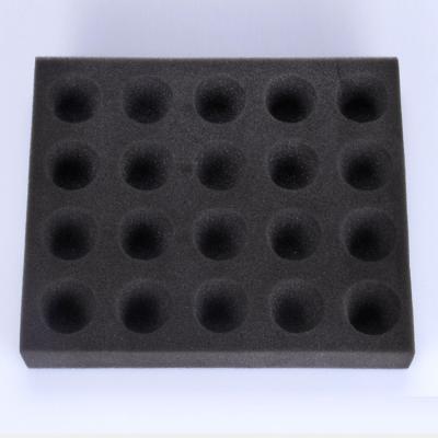 Lightweight Recyclable EPE Foam Box , Black High Density Foam Molding