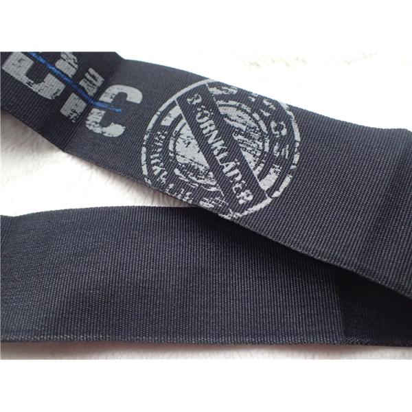 Багажа аксессуаров упругий трос не, ремень шнура нейлона 37ММ плоский с логотипом печатания