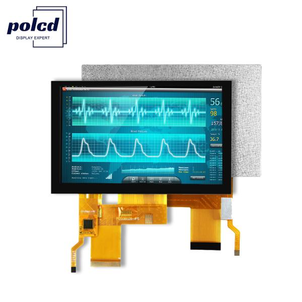 800x480 Resolution Lcd Tft Display Panel Rgb Color St7262 Capacitive Touch Panel