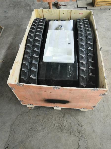 estrutura de borracha da trilha da carga 200KG máxima com absorção de choque para o robô