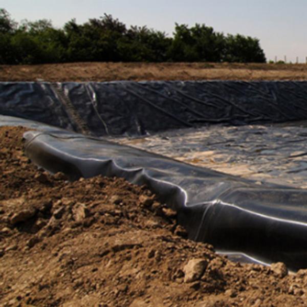 Black Green HDPE Geomembrane Pond Liners 1.5mm for Dam Construction and Protection