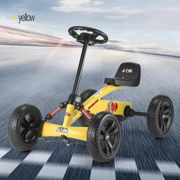 Custom Kids Outdoor Entertainment Children Four Wheel Electric Pedal Race Car Go Kart