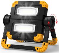 La LED portative rechargeable fonctionnent 2 l'ÉPI léger 2000Lumens rotation de 360 degrés pliable