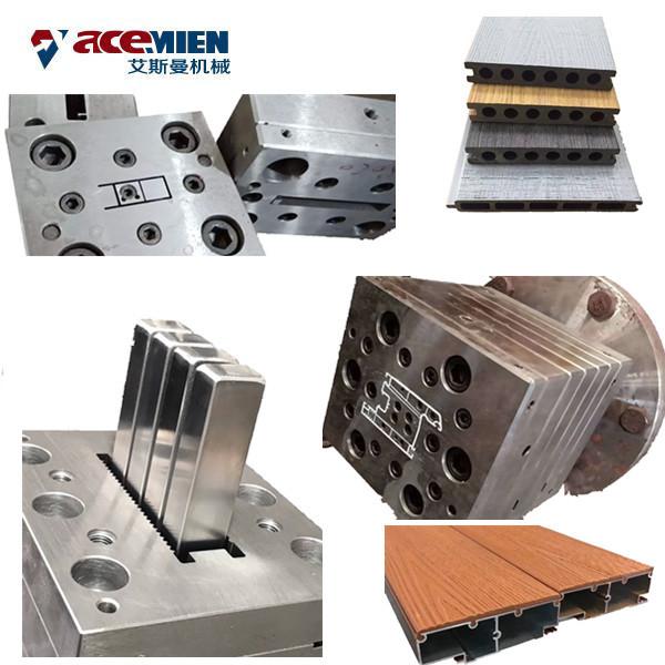 Double Screw Wood Plastic Composite Production Line PE PVC WPC Profiles Machine
