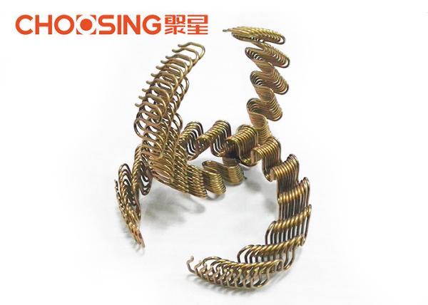 Round 3.8mm Upholstery Zig Zag Springs OEM Accepted High Tension Snake Springs