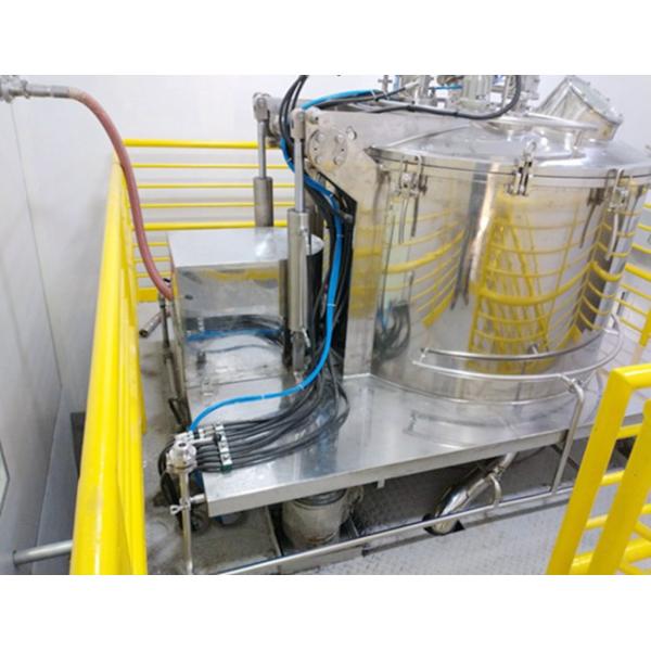 Centrifugador vertical contínuo de Peeler do produto comestível