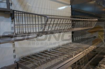0.8mm Kick Metal Wire Baskets Gondola Shelving Accessories SGL-J-54