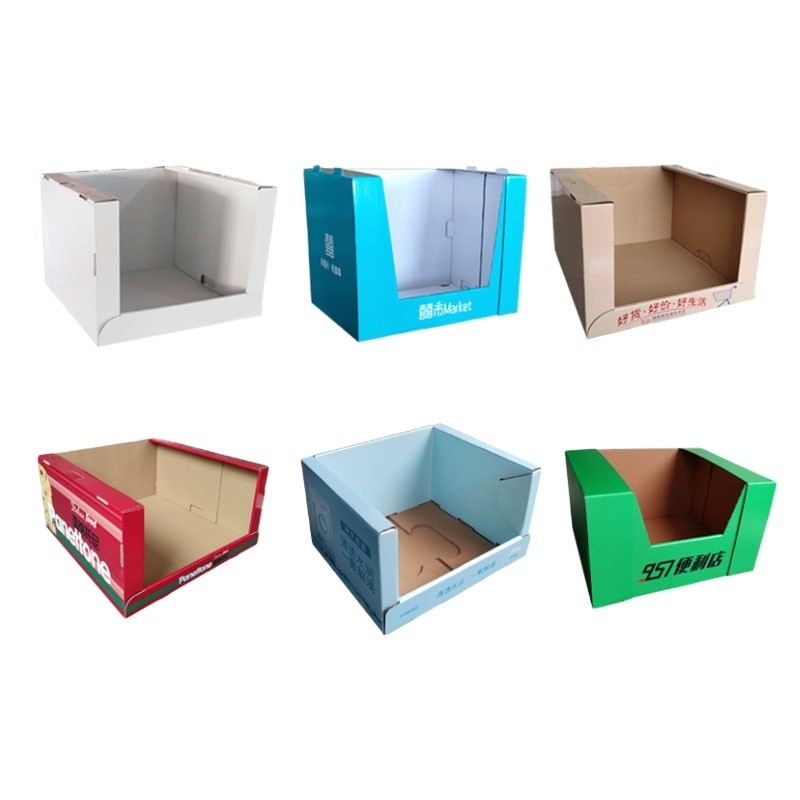 Customized Paper Counter Top Display Box for Eco-friendly PDQ Retail Cardboard Display