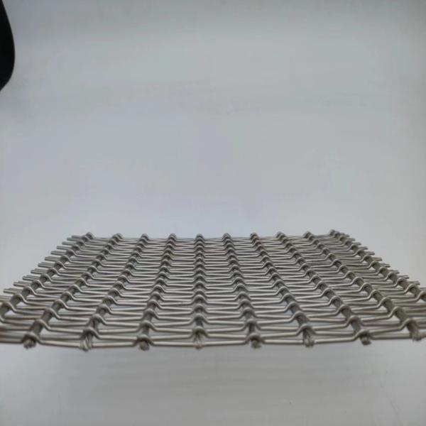 Aço inoxidável 400Mesh Interior Wire Mesh Twill Tecido para cortina divisória