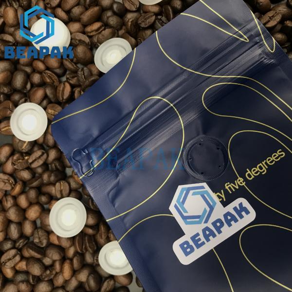 Еда дыша одним клапаном пути дегазируя для сумки кофе упаковывая