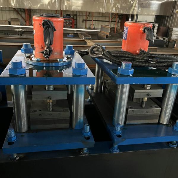 Hydraulic Cutting Self Lock Galvanized Steel Door Frame Roll Forming Machine