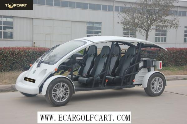 4 Seater Electric Utility Vehicle Golf Carts With Fiberglass Material , EEC Certification