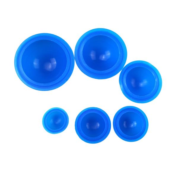 Silicone Suction Cupping Set Series 12 Pcs Face Guasha Wrinkle Removal Skin Care Spa Beauty Therapy Cups for Body Muscles