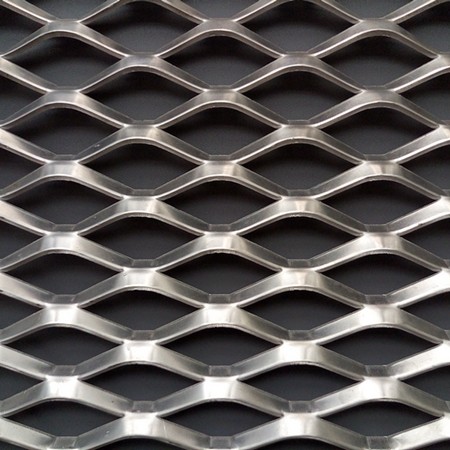Steel Small Hole Decorative Facade Expanded Metal Mesh