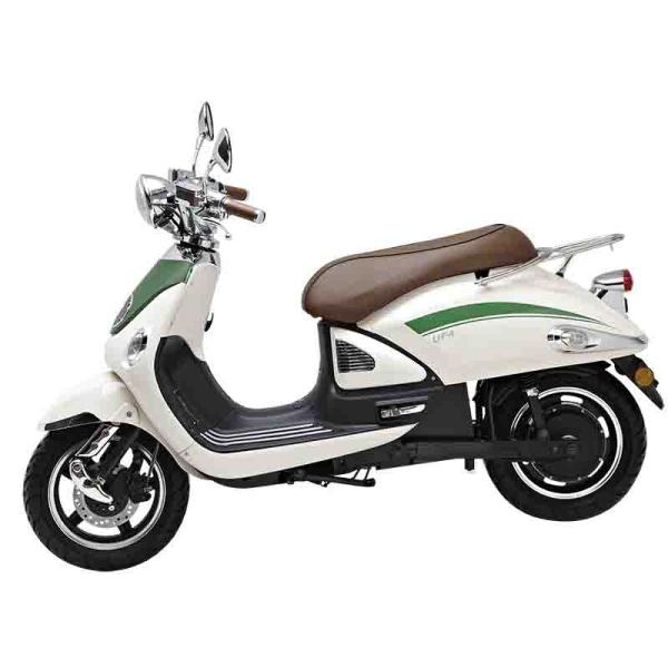EEC White 3000W EEC Electric Moped Scooter LS-EZNEN UF4 L6570 For Working