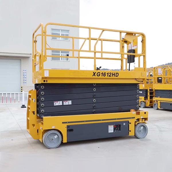 Portable Scissor Lift 1550 kg Heavy Duty Mobile Electric Work Platform Lifting Tools