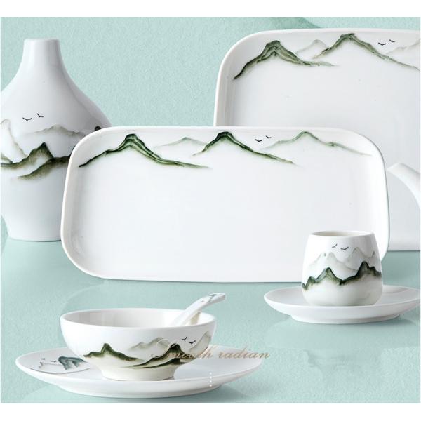 Restaurante Hotel Fin Set de Cena China Cerámica Porcelana vajilla