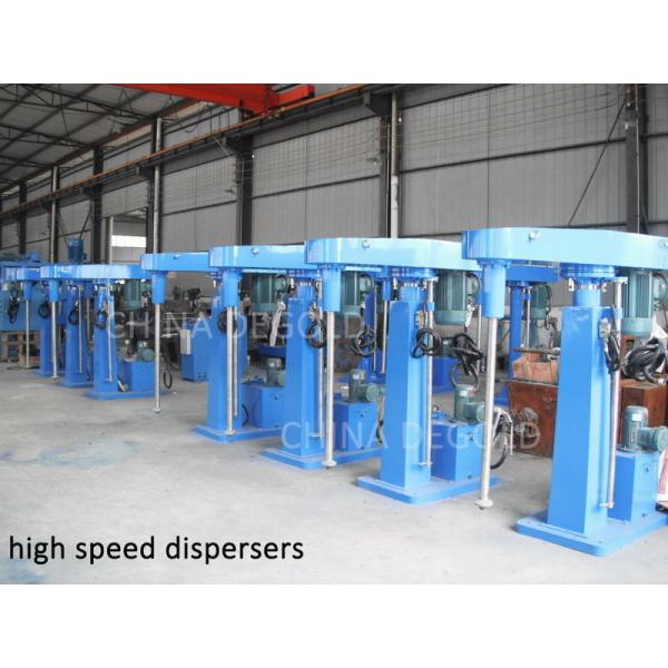 SS304 Disc Wall Paint Disperser With 30kw Main Motor Power