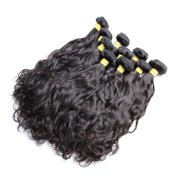 O cabelo humano brasileiro da onda natural empacota para o cabelo longo das mulheres negras/o derramamento livre