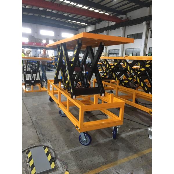 6 Wheeler 2200lbs  1500 Lbs 1000 Lb Electric Lift Table Cart Large