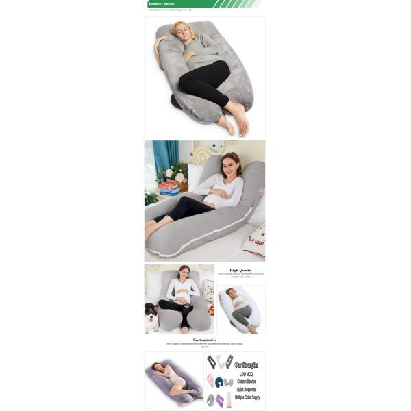 Expectant Mothers' Comfortable Pregnancy Body Memory Foam Pillow with U Shape Design