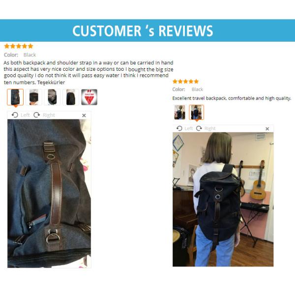 Antiwear винтажный пеший рюкзак, Multi холст Daypack цилиндра сцены