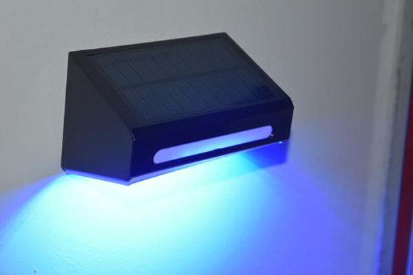 Luz solar exterior Garden150 MAH Rechargeable da parede do PC do ABS