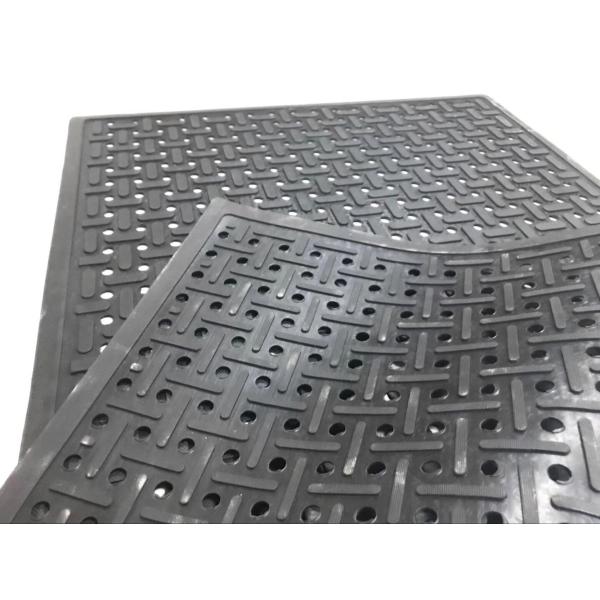 Rubber floor mat  Hotel kitchen rubber floor mat  Round hole rubber floor mat