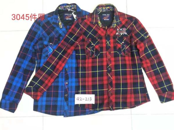 Men's High quality casual plaid shirts