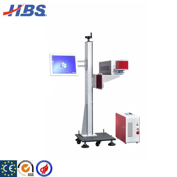 Laser CO2 Marking Hbs Laser Marking Machine for Plastic Bottle