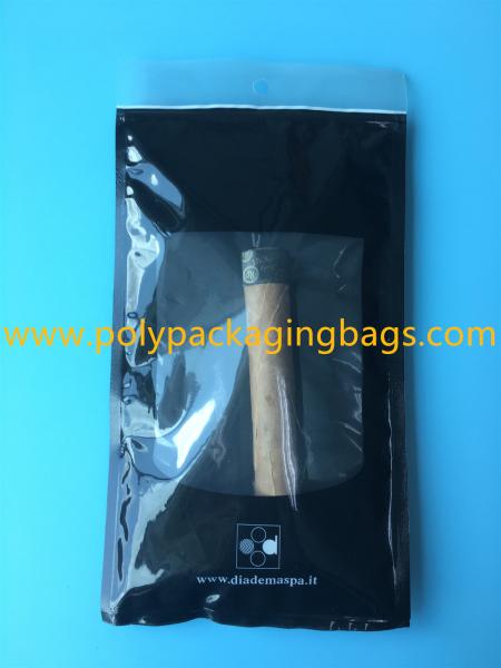 Convenient Cigar Humidor Bags / Plastic Zipper Bag Humidification System
