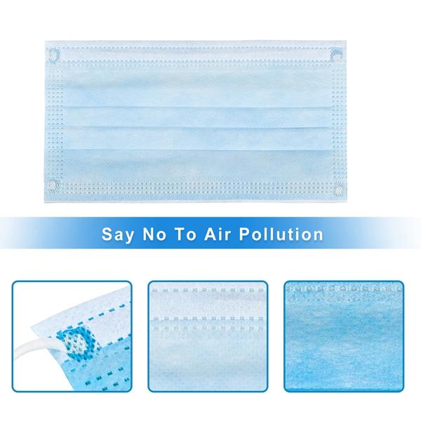 Nonwoven 3 Ply Medical Bfe95 Disposable Surgical Face Masks