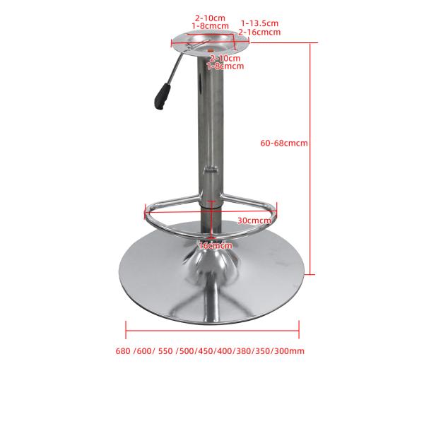 Современный спиральный стул, основание ног, железная плита, формовка, педальный диск